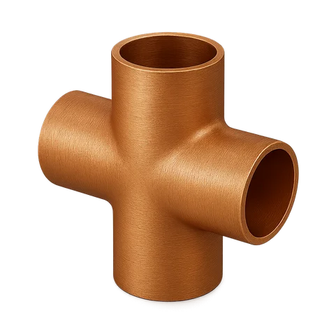 Крестовиная медная под пайку 18 мм М1р ГОСТ 32590-2013